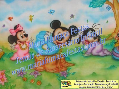 Painel Temtico Baby Disney (foto 12), Velinha Personalizada, Lembrancinhas de Mesa, Temas Infantis, Decoraão Infantil, Dicas de Festa Infantil, Piruliteiro Temtico, MariaFumaaFestas, Maria Fumaa Festas