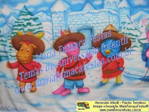 Painel Temtico Backyardigans (foto 18), Velinha Personalizada, Lembrancinhas de Mesa, Temas Infantis, Decoraão Infantil, Dicas de Festa Infantil, Piruliteiro Temtico, MariaFumaaFestas, Maria Fumaa Festas