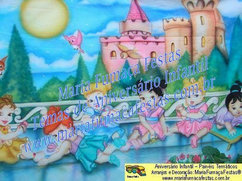 Painel Temtico Pequenas Princesas / Meninas Princesas / Princesinhas (foto 56), Velinha Personalizada, Lembrancinhas de Mesa, Temas Infantis, Decoraão Infantil, Dicas de Festa Infantil, Piruliteiro Temtico, MariaFumaaFestas, Maria Fumaa Festas